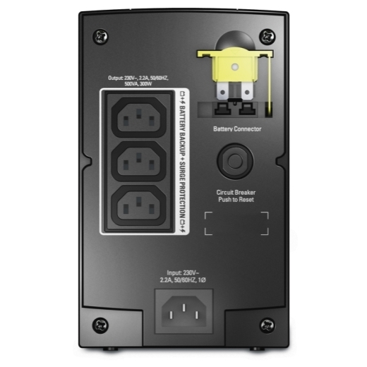 ИБП APC Back-UPS 500 ВА, авторегулировка напряжения, розетки IEC
