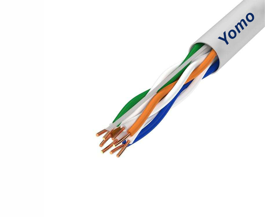 UTP 4 CAT5E 24AWG Cu Yomo Standart, 305м.,Fluke test 0.48