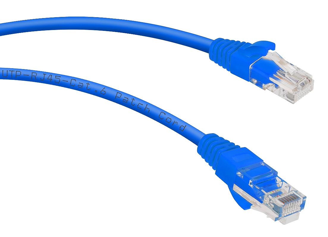 Патч-корд Ripo UTP4 Cat 6, RJ45-RJ45, 30,0 m, PVC (синий)