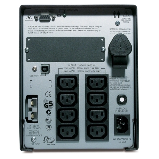 APC Smart-UPS XL 1000 ВА с последовательным и USB-портами, 230 В