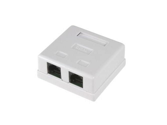 Розетка RJ-45 CAT5E внешняя 2-гн. (400 шт.)