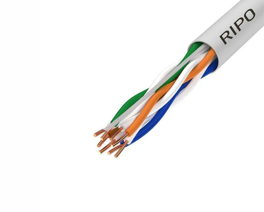 UTP 4 CAT5E 24AWG Cu Ripo Plus, 25 м.,Fluke test 0.46