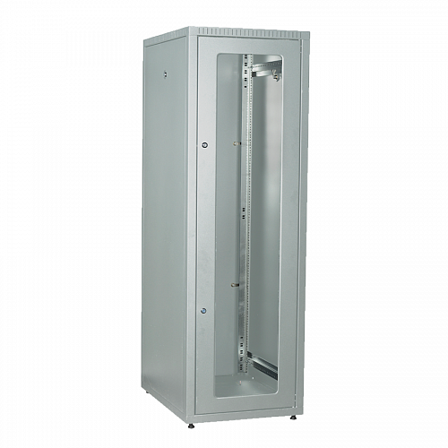 Шкаф телекоммуникационный Ripo 186010GM/G 19" напольный 18U 600х1000 серый дверь стекло
