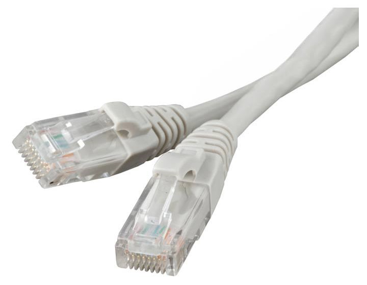 Патч-корд UTP Cat 5E, RJ45,1 m  (серый)