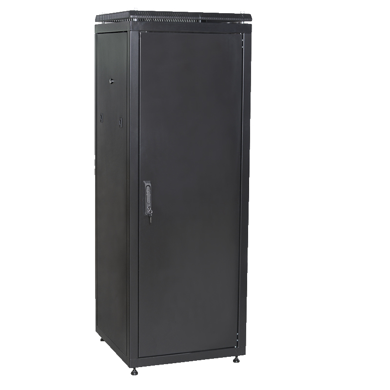 Шкаф телекоммуникационный Ripo 226080MM/B 19" напольный 22U 600х800 черный дверь металл
