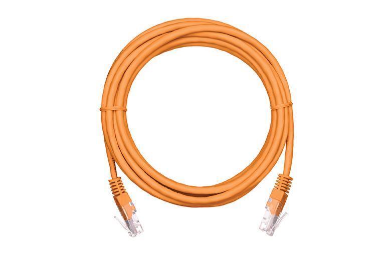 Патч-корд Ripo UTP4 Cat 5E, LSZH нг(А), RJ45, 10 m (оранжевый)