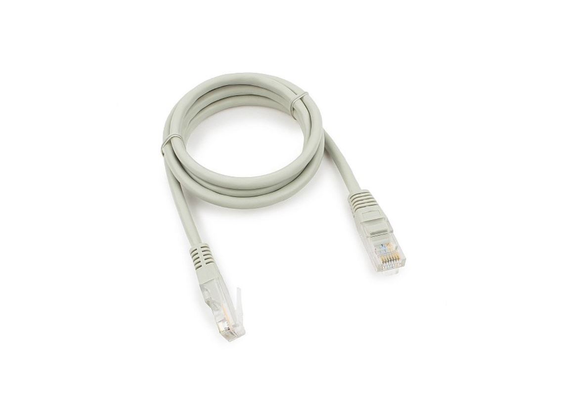 Патч-корд Ripo UTP4 Cat 6, RJ45, 10 m (серый) литой РФ