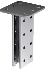 DKC / ДКС BSD4120INOX Вертикальный подвес двойной 41х41, L 2000 мм, нержавеющий