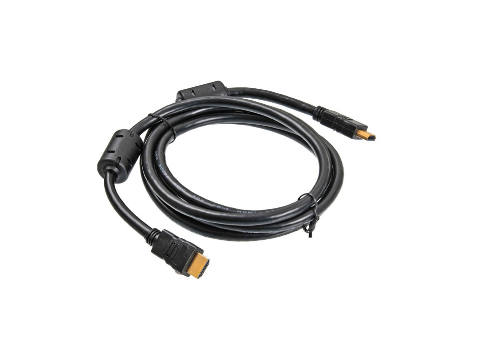 Кабель (шнур) RIPO HDMI/19M-HDMI/19M, 1.8m, v 1.4, М/М, черный, пакет