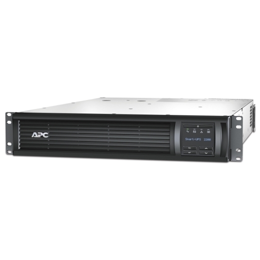 APC Smart-UPS 2200 ВА с ЖК-экраном, в стоечном шасси высотой 2U, 230 В, с сетевой платой