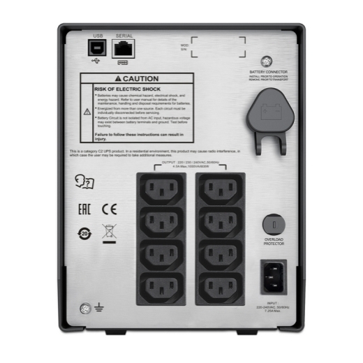 ИБП APC Smart-UPS C 1000 ВА с ЖК-экраном, 230 В, для России