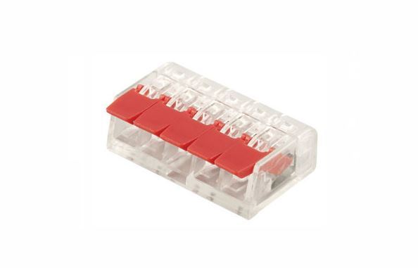 Соединитель клеммный PCT-415 (аналог 221-415) 5 контактов ( упк. 20шт.)