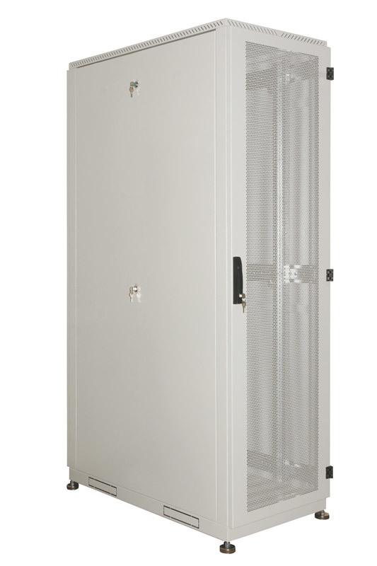 Шкаф серверный напольный 45U (800x1000) дверь перфорированная 2 шт. (ЦМО)