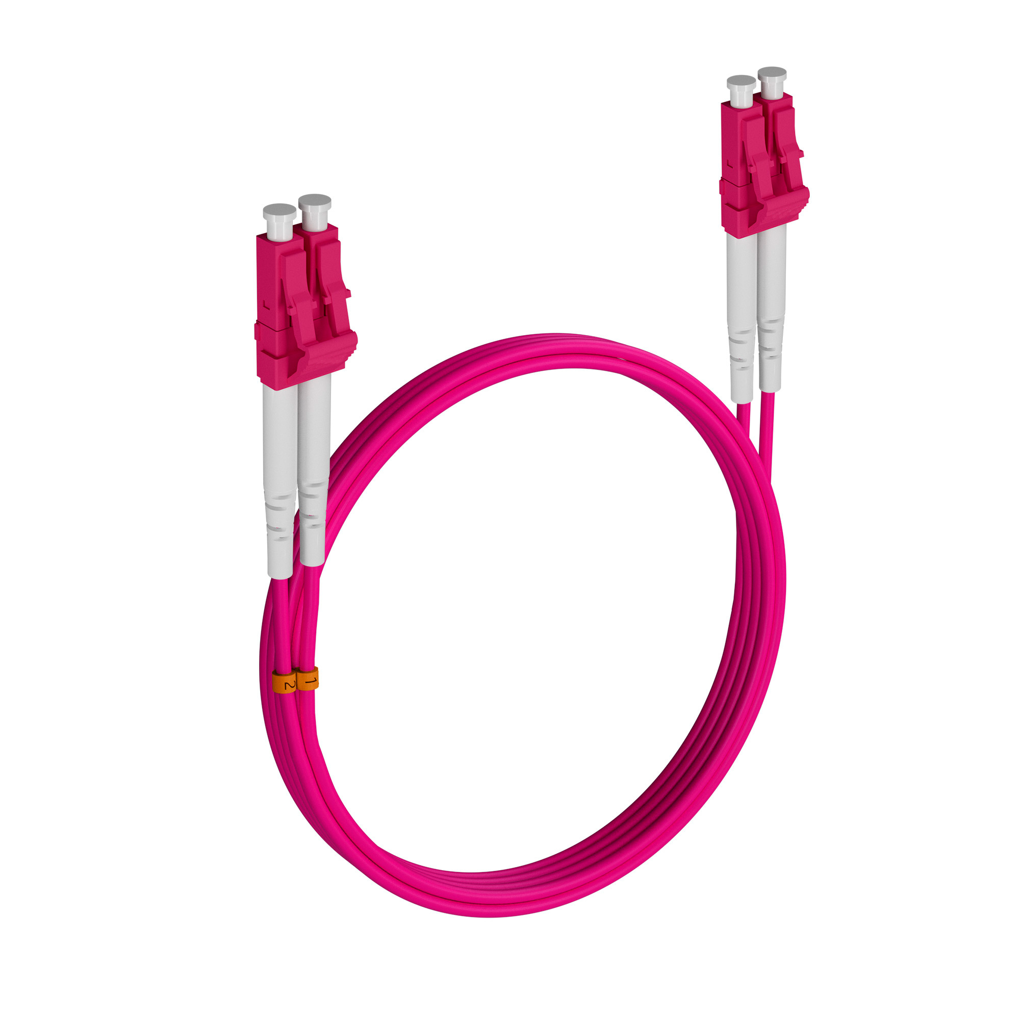 Шнур оптический PC-2MM(OM4)-LCU/LCU-3-1.0м-YOMO LSZH