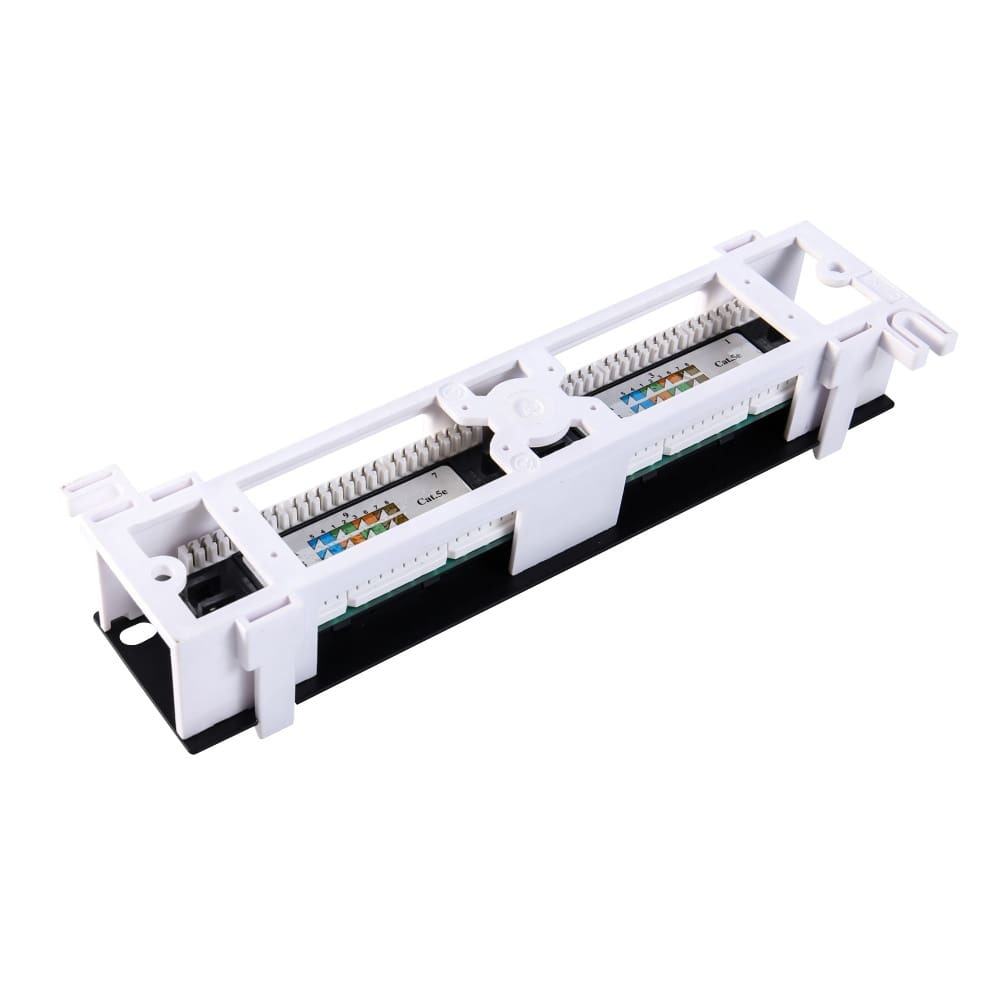 Патч-панель  Ripo (Рипо) настенная, 12 портов, Cat.5e (Класс D), 100МГц, RJ45/8P8C, 110, T568A/B,