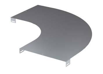 DKC / ДКС LK0023INOX Крышка на угол горизонтальный 90 градусов, осн.200, R=300мм, нержавеющая