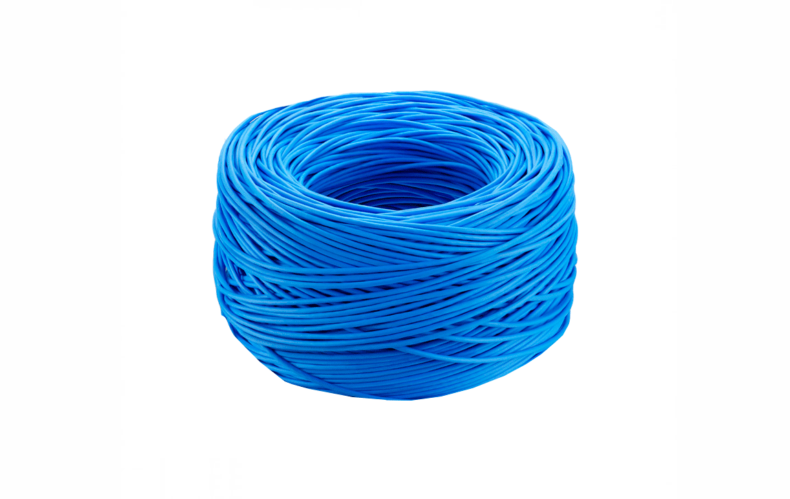 UTP 4 CAT6 23AWG Cu Ripo Plus, 50м.,Fluke test (КСВПВ -кат.6 4*2*Plus) синий