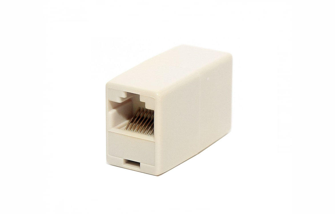 Кабельный соединитель Ripo RJ45-RJ45 (8P8C), Cat.5e (Класс D), 100МГц, неэкранированный, бежевый
