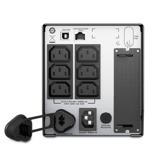 APC Smart-UPS 750 ВА с ЖК-индикатором, 230 В