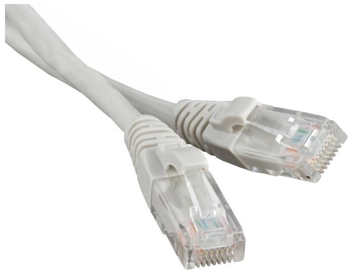 Патч-корд UTP Cat 5E, RJ45, 26AWG 7,5 m (серый)