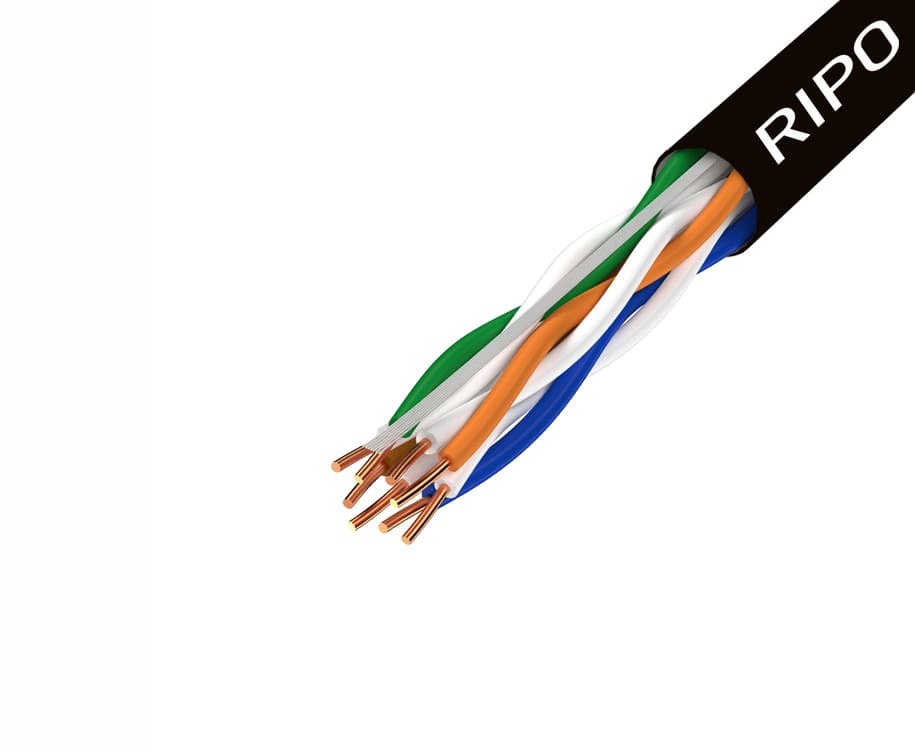 UTP 4 CAT5E 24AWG Cu outdoor Ripo Premium, 305м.,Fluke test (КСВПП-5е 4*2*0.51)